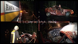 Tragická dopravná nehoda na Spiši, traja mŕtvi mladíci...