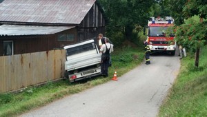 V Ružomberku havarovala dodávka, vodič dostal záchvat