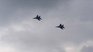 Bojové stíhačky na Kryme. Vyslali ich Rusi