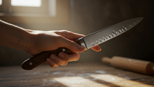 Žena s nožom v ruke terorizovala manžela. Vyhrážala sa mu, že ho zapichne