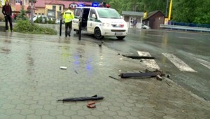 Vodič zrazil chodca. Dal mu 20 eur a ušiel. Bez ŠPZ...