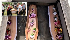 Posledná rozlúčka s obeťami hurbanovského masakra