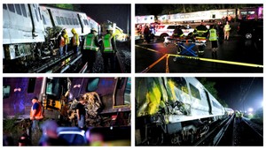 Pri železničnom nešťastí sa zranili desiatky ľudí