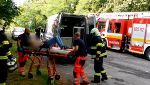 Chvíľková nepozornosť sa skončila nehodou, vodička nezvládla prejazd zákrutou a vyletela na porast pri ceste