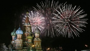 Pozrite si ohňostroj v zahraničí: Moskva