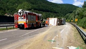 Cestu R1 medzi Zvolenom a Žiarom nad Hronom zablokoval dom