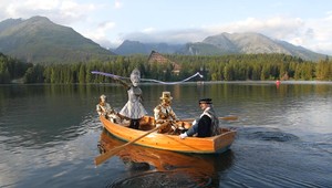 VIDEO: Namiesto halušiek talianske špeciality a namiesto krojov masky. V Tatrách bola Benátska noc