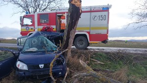 Smrteľná dopravná nehoda v okrese Piešťany: Senior nezvládol zákrutu a narazil do stromu