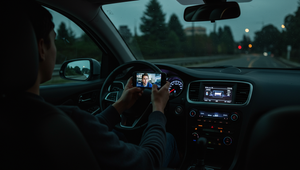 „Kino“ v aute sa nevypláca. Polícia varuje pred mastnými pokutami