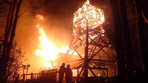 FOTO: Zhorel drevený kostol zo 16. storočia. Škody sú nevyčísliteľné