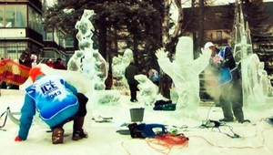 Veľkolepá šou vo Vysokých Tatrách! Ľadové sochy...