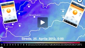 Najlepšie počasie? Možno aplikáciou roka v Čechách a na Slovensku