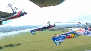 Letecký deň vs. búrka. Náhla silná búrka neumožnila lietadlám vzlietnuť