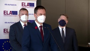 Premiér spolu eurokomisárom slávnostne otvorili priestory Európskeho orgánu práce