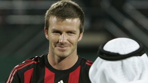 "Rossoneri" Beckham mal premiéru v Dubaji