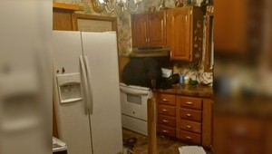 Rodinu prekvapil nečakaný návštevník. Na sporáku sa im usadil medveď, prepadol sa cez strop