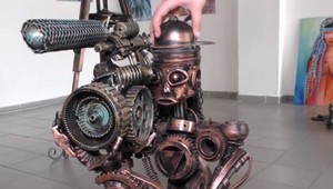 Umenie zo šrotoviska. Slovenská rodina má v dielni 10 ton kovu