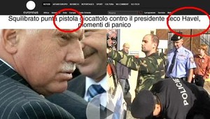 Streľba na prezidenta. Taliani si zmýlili Klausa s Havlom