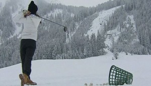 Milión dolárov za víťazstvo v snežnom golfe