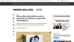 Vražda Jána Kuciaka a Martiny Kušnírovej v medzinárodnej tlači