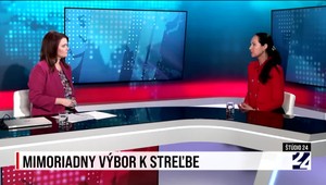 Rektorka Policajnej akadémie Lucia Kurilovská v Štúdiu 24 po otázke, či postrelená kadetka bude môcť doštudovať, bojovala so slzami