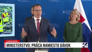 Tlačová beseda ministra práce: práca namiesto dávok