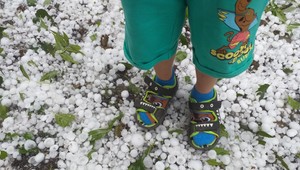 Silný vietor a krúpy s veľkosťou ping-pongových loptičiek. Východom Slovenska sa prehnala silná búrka