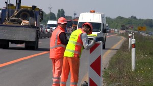 Vodiči, pozor! Diaľnica D1 pri križovatke Blatné je uzavretá