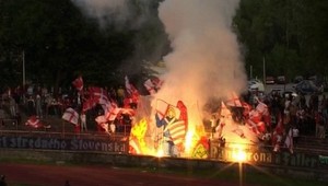 Na zápase Banská Bystrica - Žilina horelo