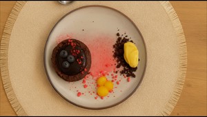 Čokoládové brownie so sorbetom