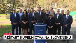 Tlačová beseda ministra Šaška o reštarte kúpeľníctva na Slovensku
