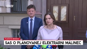 Tlačová beseda strany SaS o plánovanej elektrárni Málinec