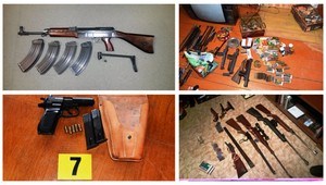 Pištole, samopaly či guľomety. NAKA zatkla obchodníkov so zbraňami