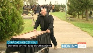 Okrádač mŕtvol sa kajá, do basy sa mu nechce