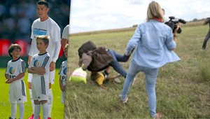 Príbeh sýrskeho utečenca žije ďalej. Jeho syn držal za ruku Ronalda