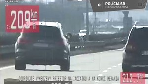 Po diaľnici sa rútil rýchlosťou vyše 200 kilometrov za hodinu. Odišiel ľahší o stovky eur