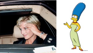 Ikonické účesy. Lady Di (†36) prenasleduje Marge Simpsonová