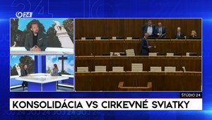 Čižik v Štúdiu 24: „Rušenie sviatkov musí byť dohodnuté aj s Vatikánom.“