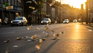 Kuriózny prípad alebo splnený sen? Žena zbierala peniaze padajúce z neba