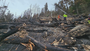 Požiar lesa sa rozšíril až na šesť hektárov. Hasiči bojujú s tlejúcími ohniskami už 11. deň