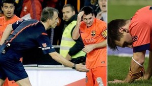Messi dostal fľašou do hlavy! Nechutný záver vo Valencii