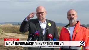 Tlačová beseda strany SAS k novým informáciám o investícii Volvo vo Valalikoch