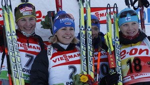 V Pokljuke Kuzminová strieborná za Neunerovou