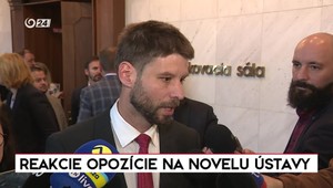 Tlačová beseda opozície k schváleniu novely Ústavy