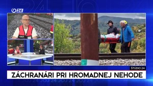 Štúdio 24: Záchranári pri hromadnej nehode