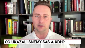 Štúdio 24: Čo ukázali snemy SaS a KDH?