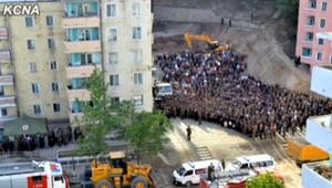 Kim Čong-un popravil pre spadnutý dom inžinierov