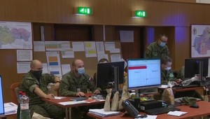 Dostali sme sa do Spoločného operačného veliteľstva, odkiaľ sa riadi testovanie. Takto to tam vyzerá