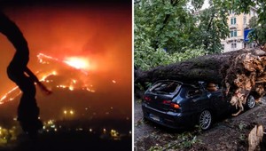 Taliansko sužujú požiare i búrky: Letisko zatvorili pre požiar, búrka zabila 16-ročné dievča