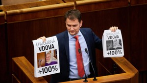 Odvolávanie Fica trvalo len niekoľko minút, Danka vytočil transparent